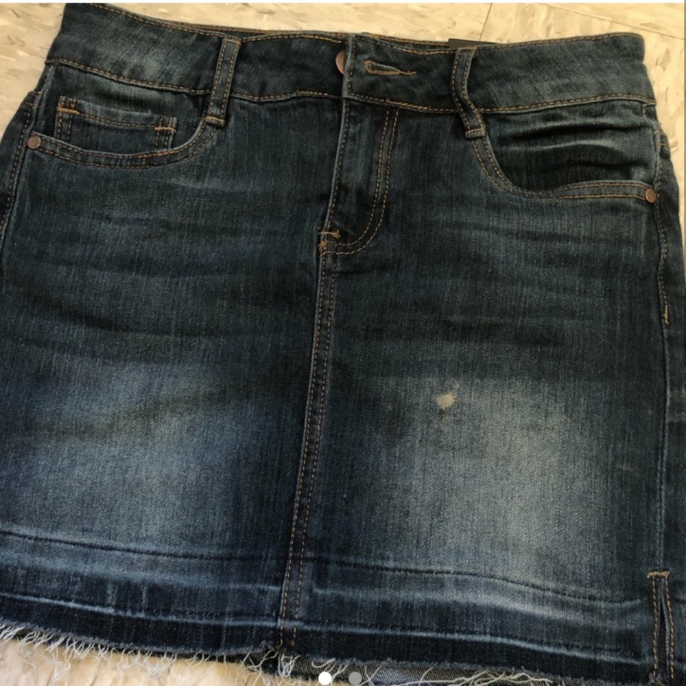 Cute denim skirt